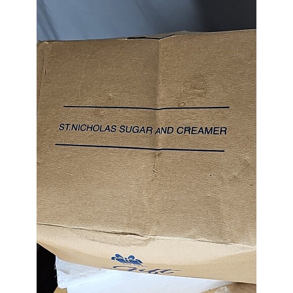 Avon Gift Collection St. Nicholas Sugar and Creamer - Picture 5 of 6